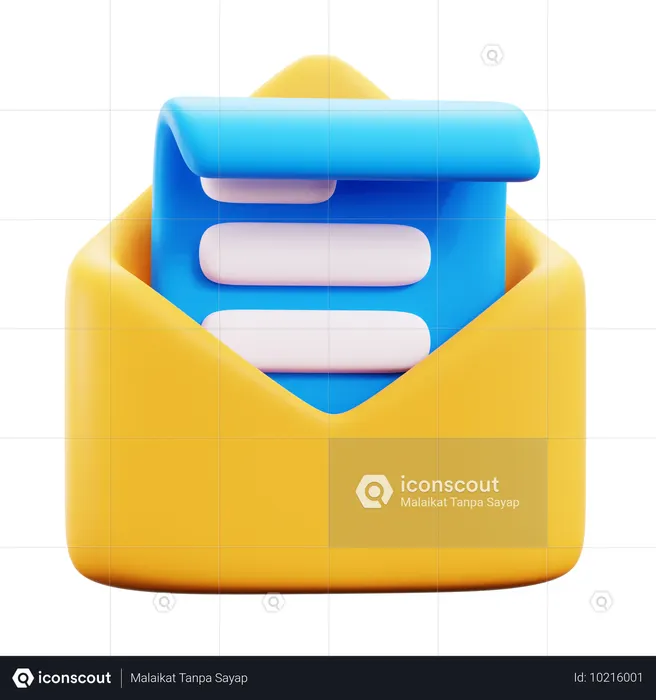 이메일  3D Icon