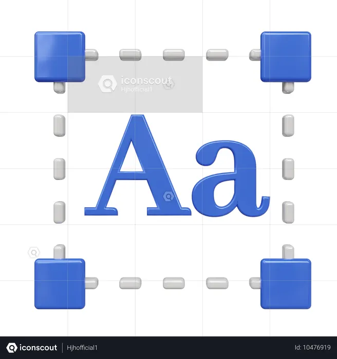 문자 도구  3D Icon