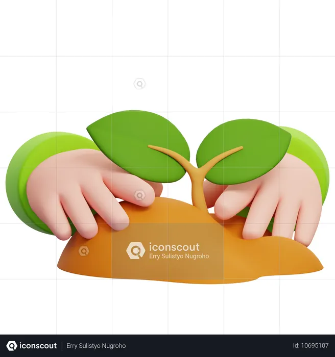 심기  3D Icon
