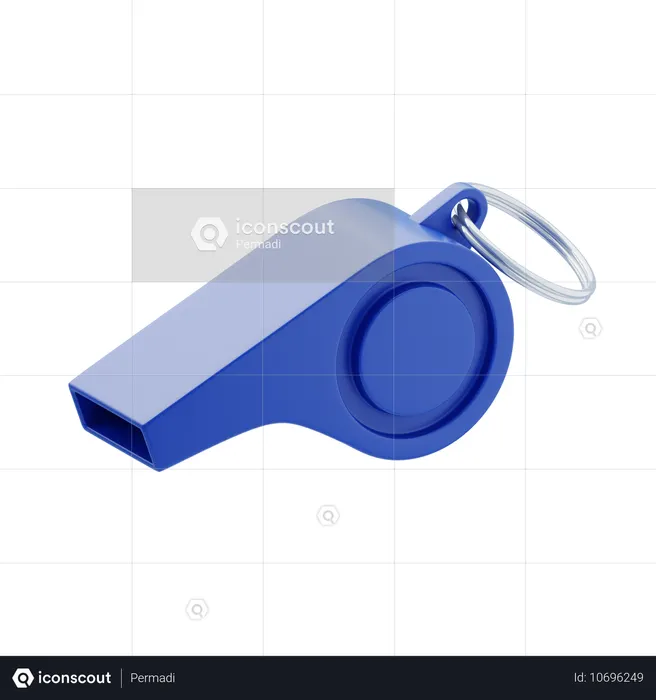 경찰 휘파람  3D Icon