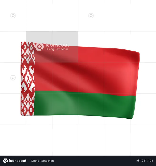 ベラルーシ Flag 3D Icon