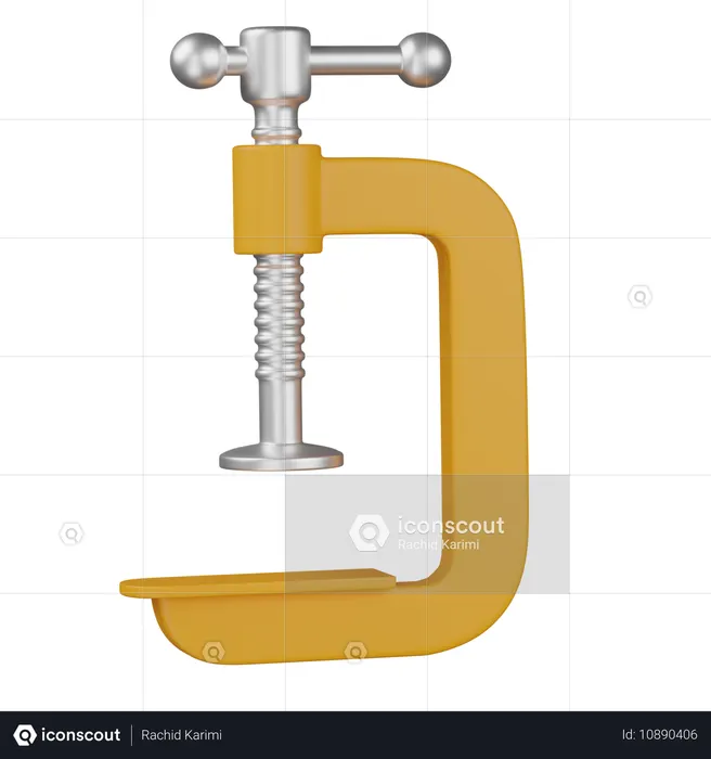 クランプ  3D Icon