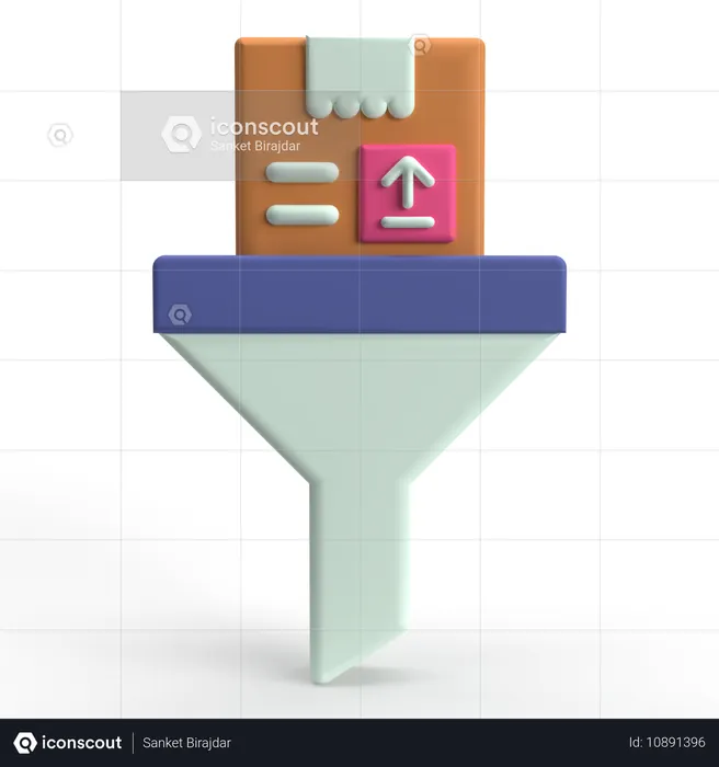 제품 필터  3D Icon