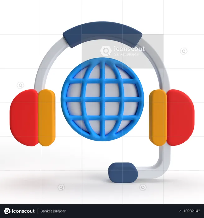 グローバルサービス  3D Icon