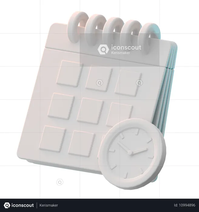 일정  3D Icon