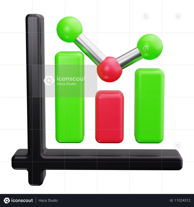 成長  3Dアイコン