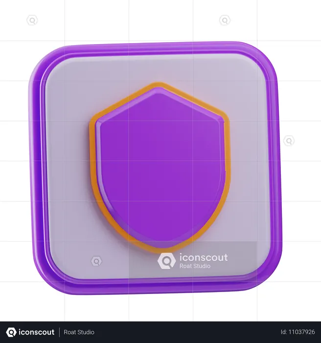 방패  3D Icon