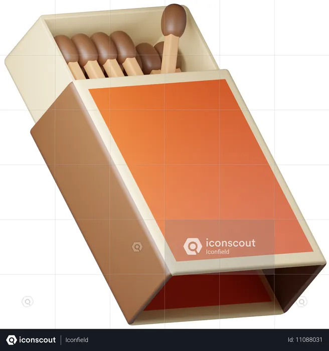 성냥갑  3D Icon