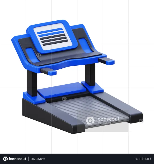 トレッドミル  3D Icon