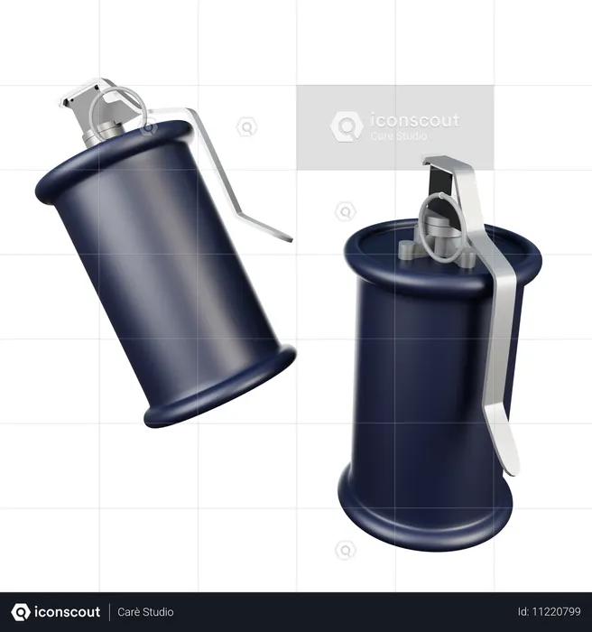 최루 가스  3D Icon