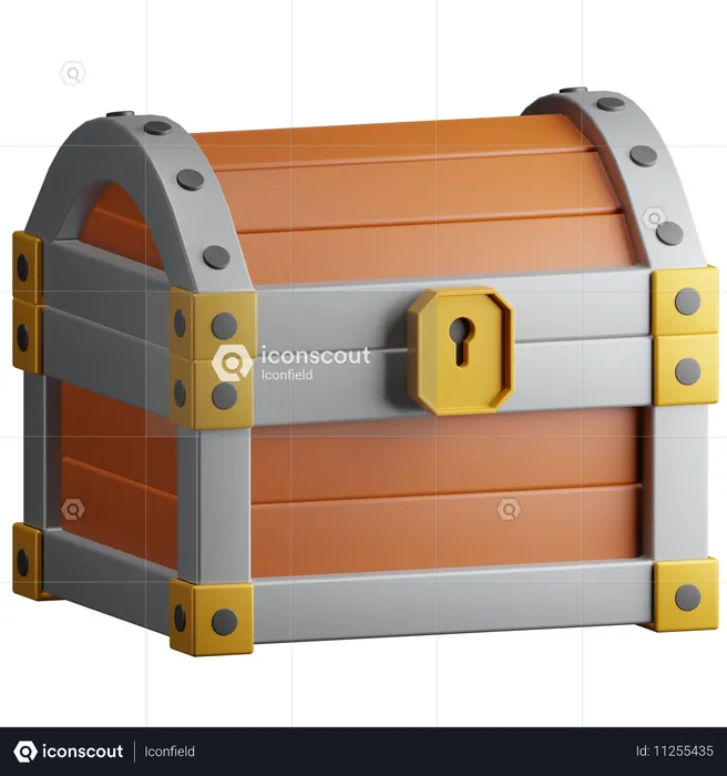 보물 상자  3D Icon