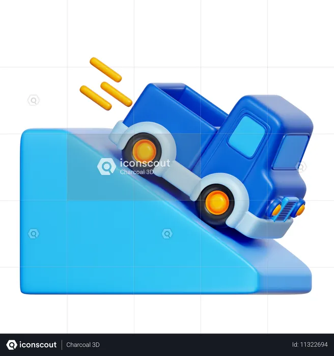 運動エネルギー  3D Icon