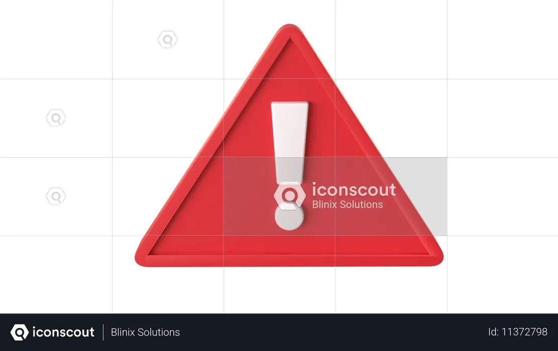 危険な  3D Icon