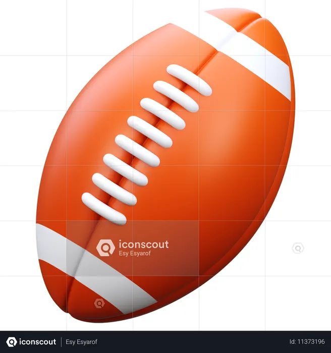 アメリカンボール  3D Icon