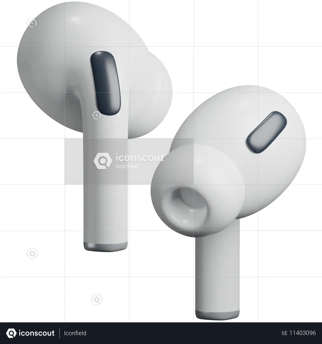 에어팟 프로  3D Icon