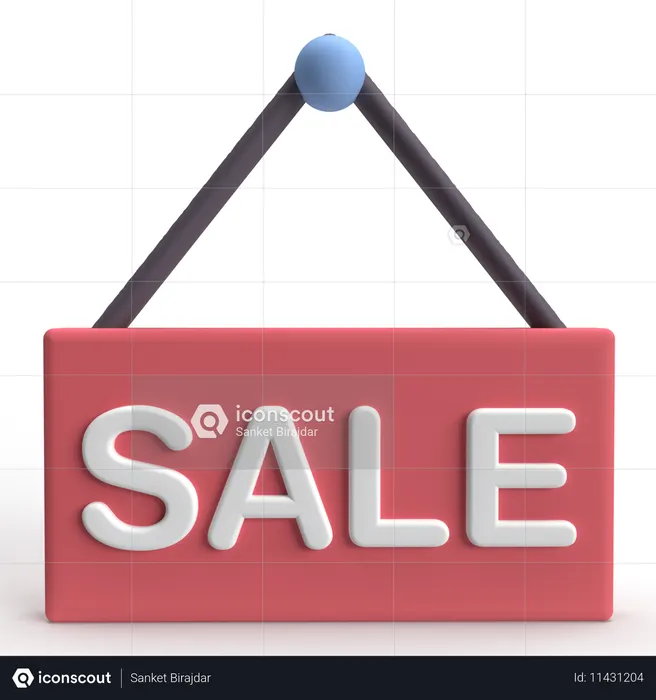 판매  3D Icon