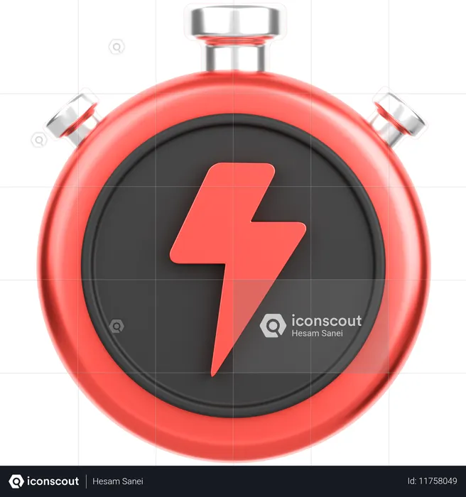 할인 마감  3D Icon
