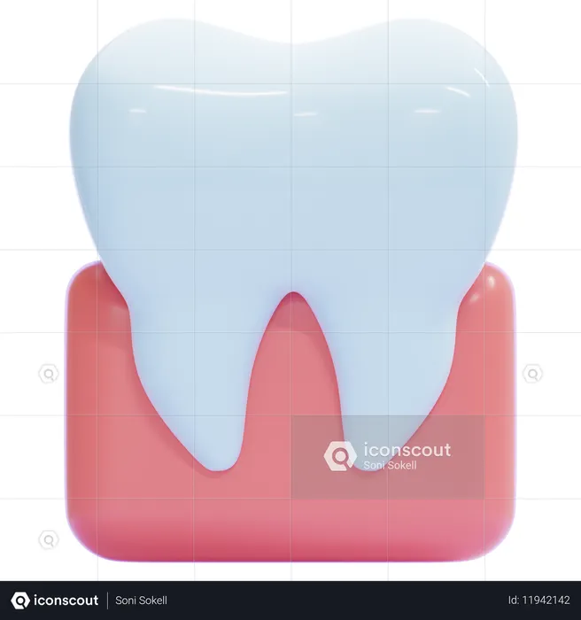 歯科  3D Icon