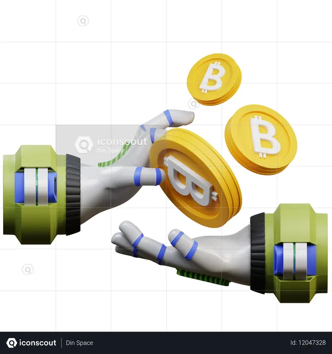 암호화폐 대출 플랫폼  3D Icon