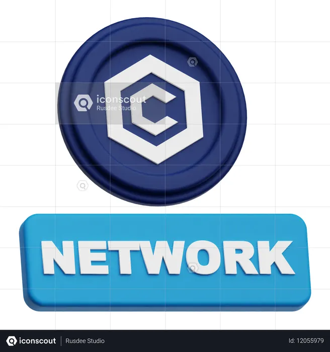 クロノスネットワーク  3D Icon