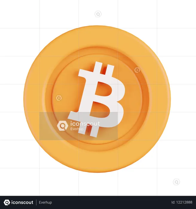 비트코인  3D 아이콘
