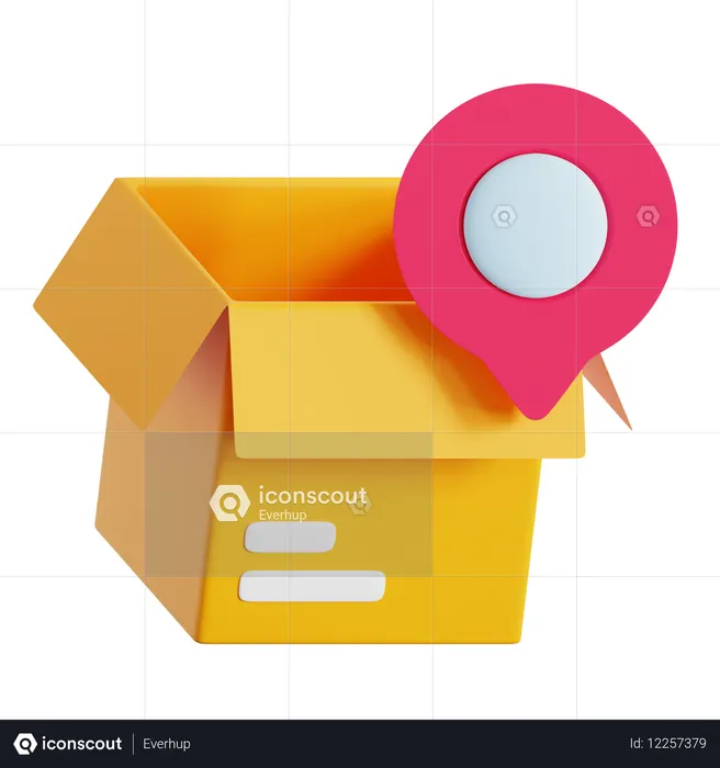 추적 위치  3D Icon