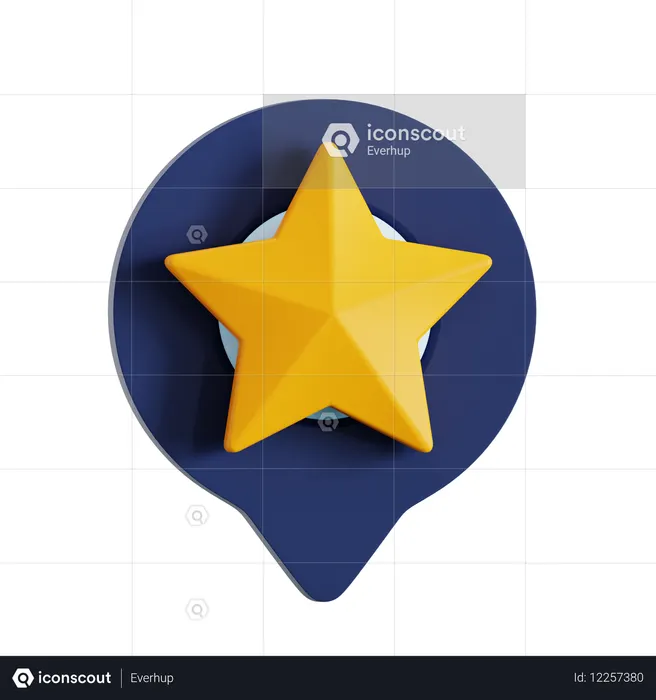 위시리스트 위치  3D Icon
