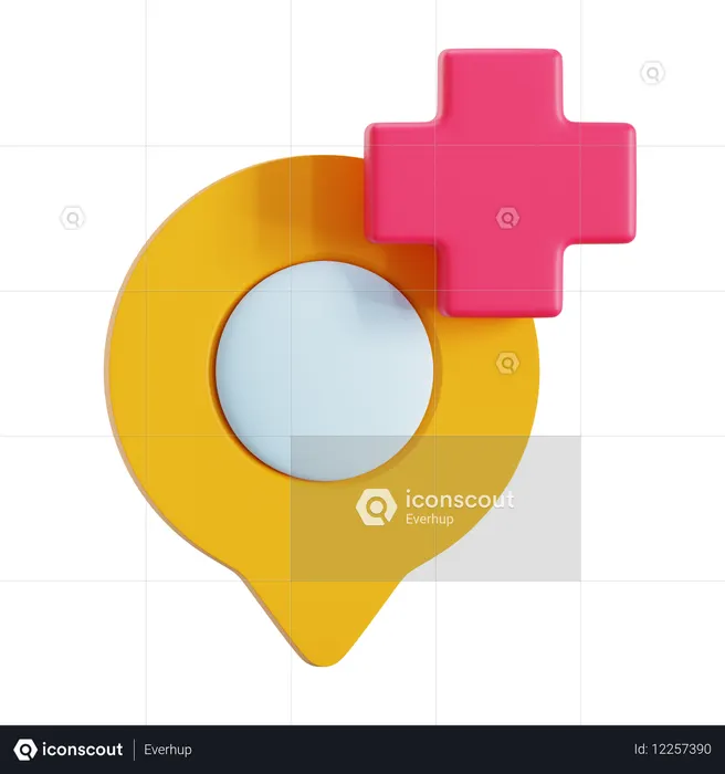 위치 추가  3D Icon