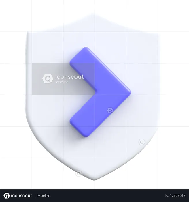 フォワード  3D Icon