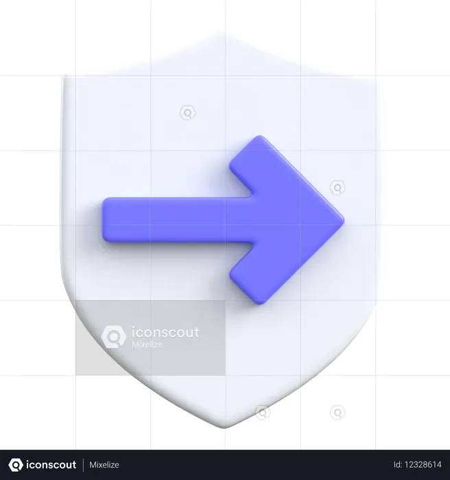 フォワード  3D Icon