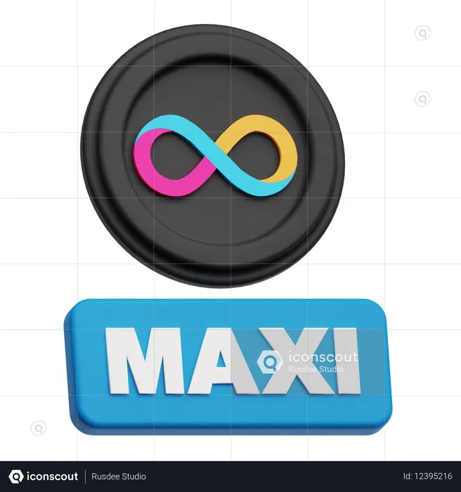 인터넷 컴퓨터 맥시  3D Icon