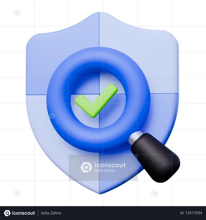 안전 검색  3D Icon