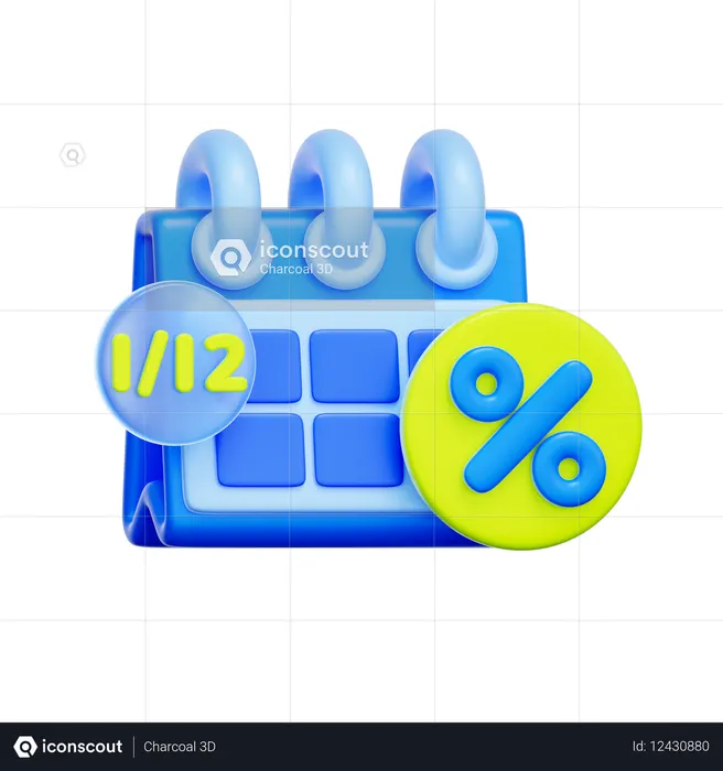 할부지불  3D Icon