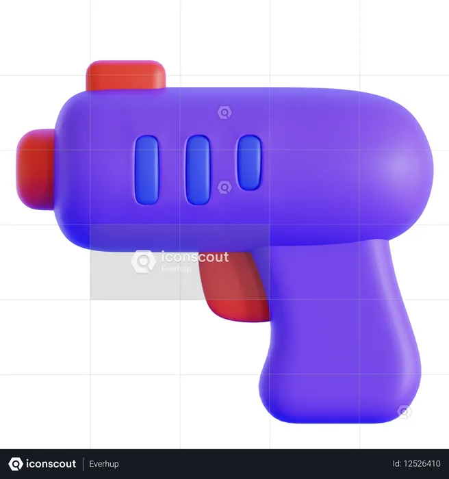 おもちゃの光線銃  3D Icon