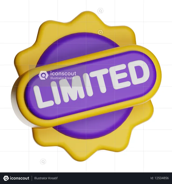 한정판  3D Icon