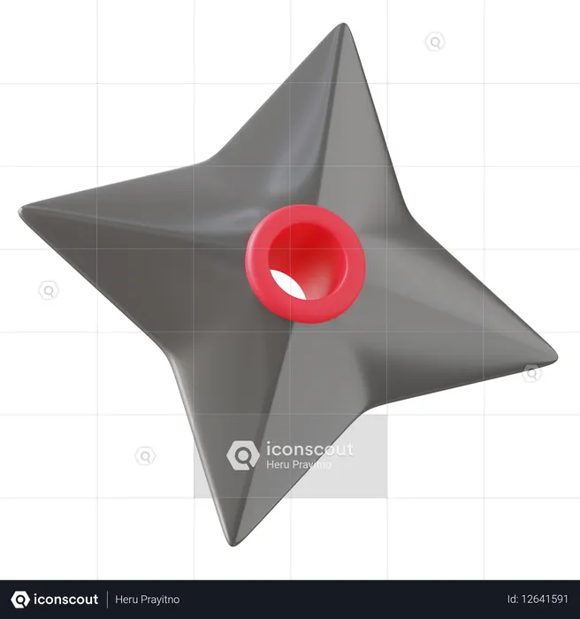 手裏剣  3D Icon