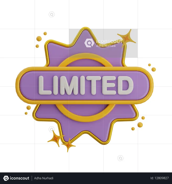 한정판  3D Icon