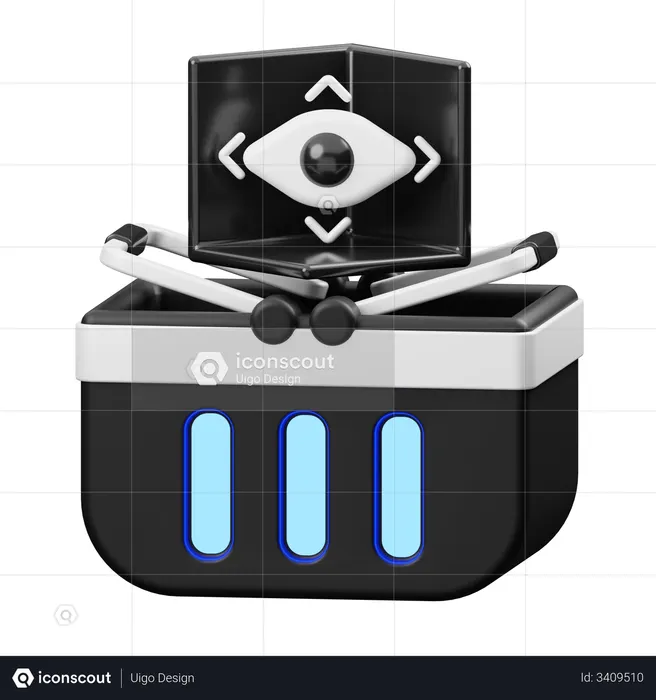 가상 쇼핑  3D Icon
