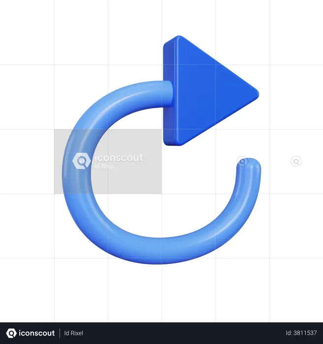 リロード矢印  3D Icon