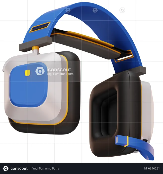 ゲーミングヘッドセット  3D Icon