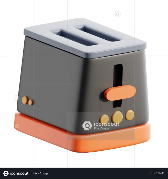 빵 토스터  3D Icon