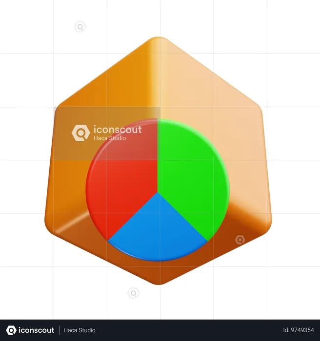 도표  3D 아이콘
