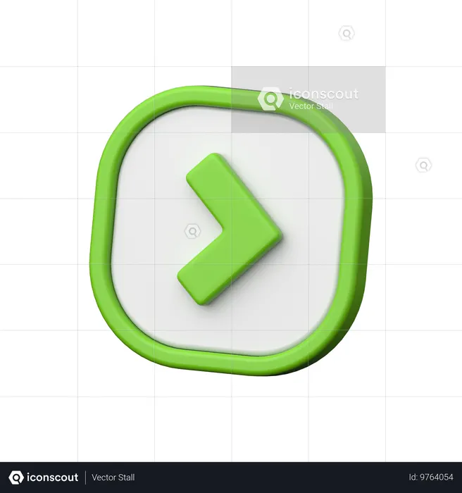 쉐브론 오른쪽  3D Icon