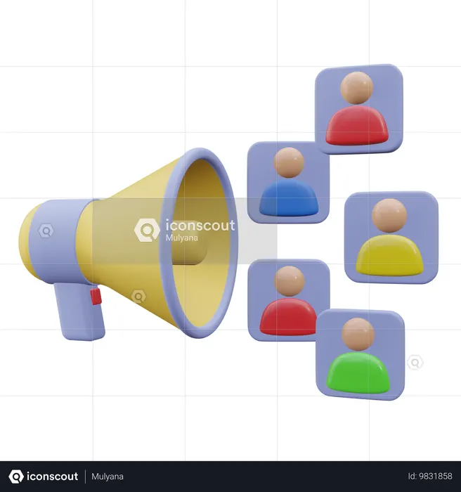 放送  3D Icon