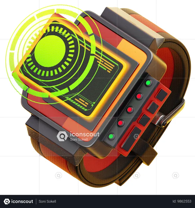 홀로그램  3D Icon