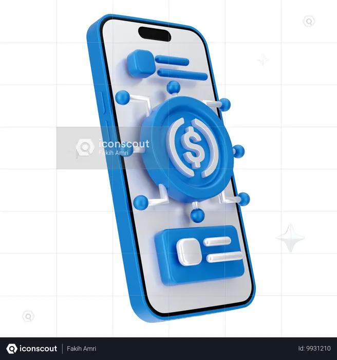 글로벌 연결  3D Icon