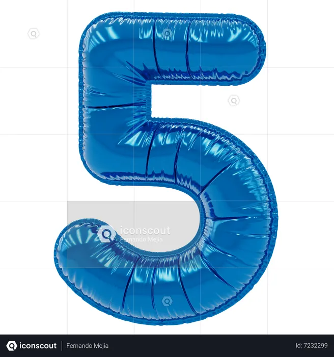 05 Balloon  3D Icon
