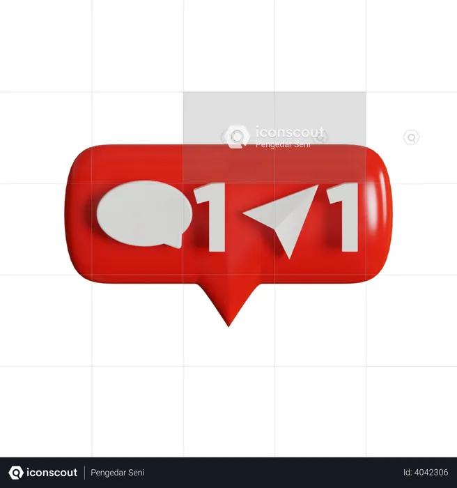 1 Comment And 1 Share Logo 3D Logo
