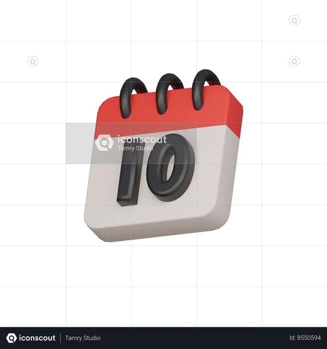 10 el décimo día  3D Icon