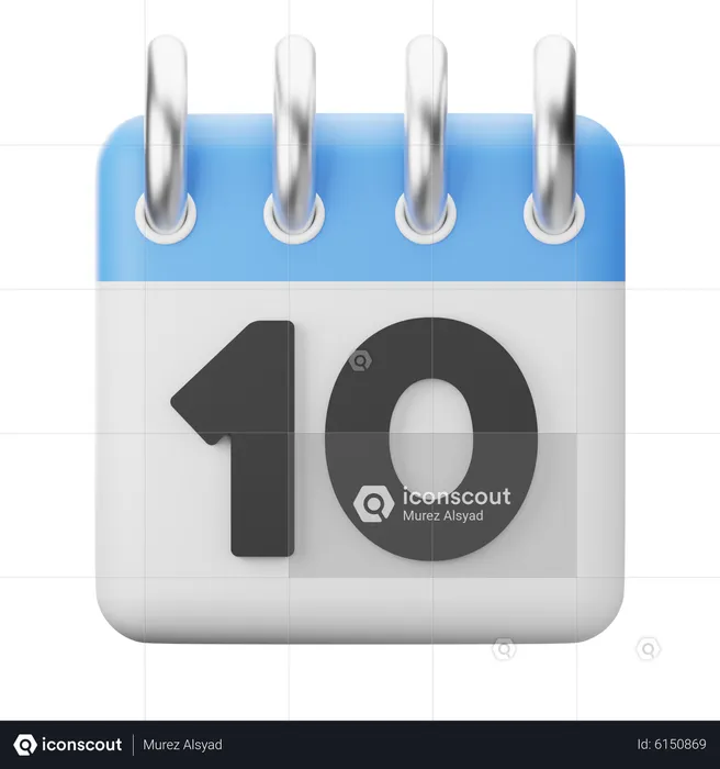 10th-Tenth  3D Icon